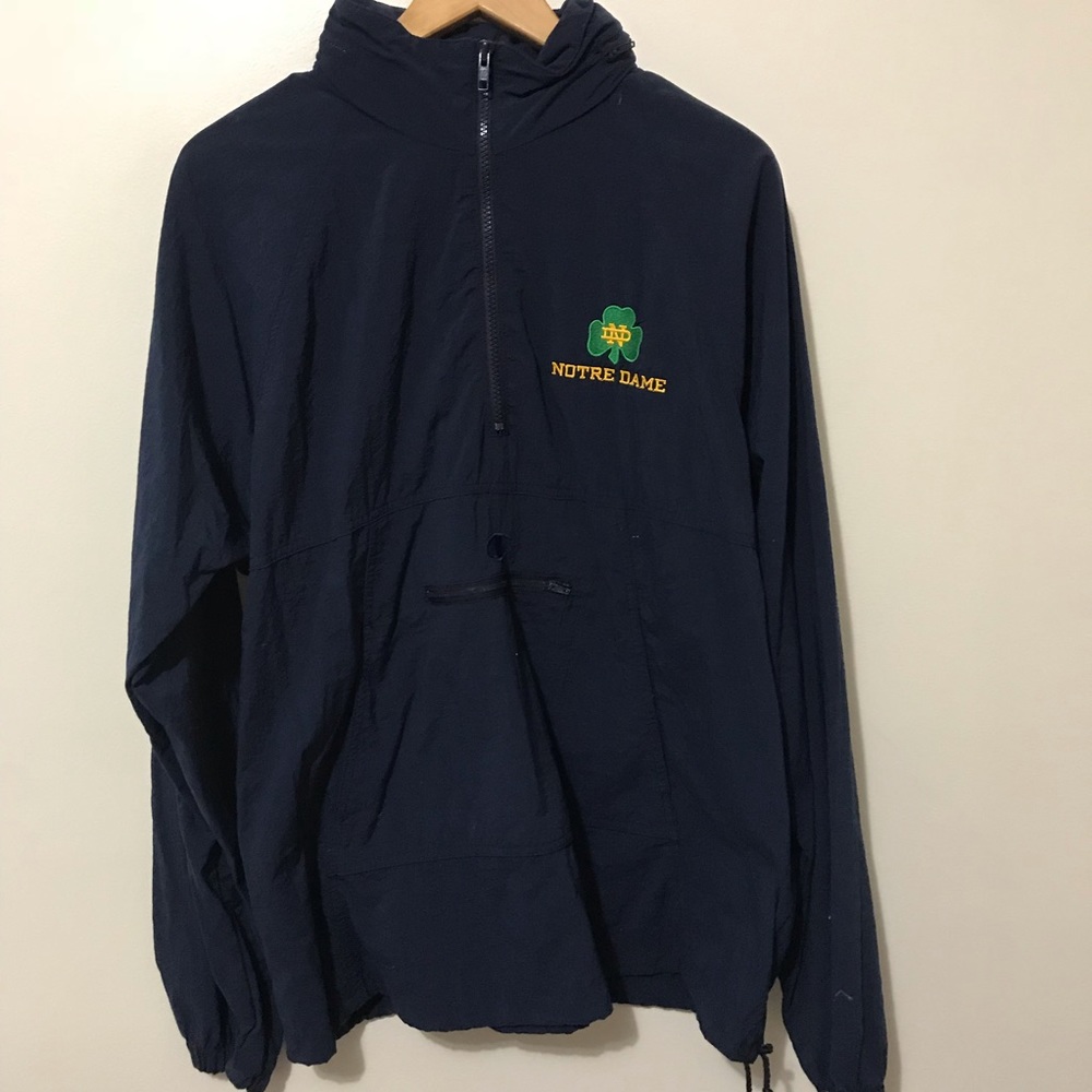 Vintage Champion Size L Notre Dame Irish Jacket